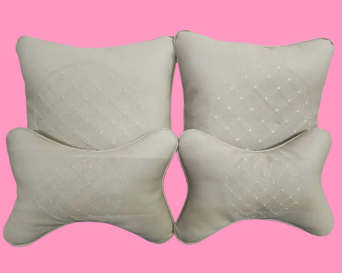Beige Pillow Kit Neck Rest