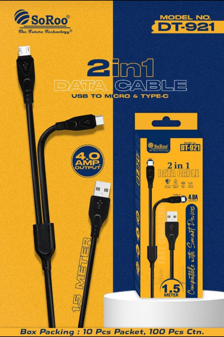 Soroo Mobile Data Cable 2 in 1
