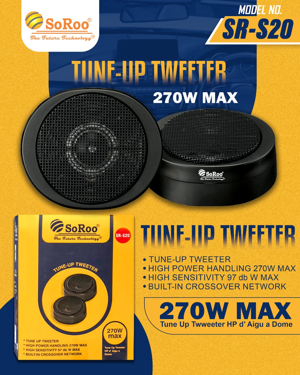 Soroo Car Tweeter SR-S20