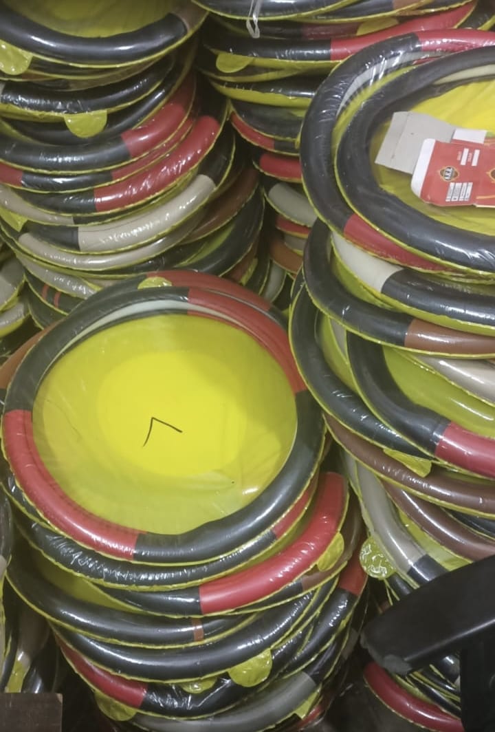 Yellow Panni  Steering Cover